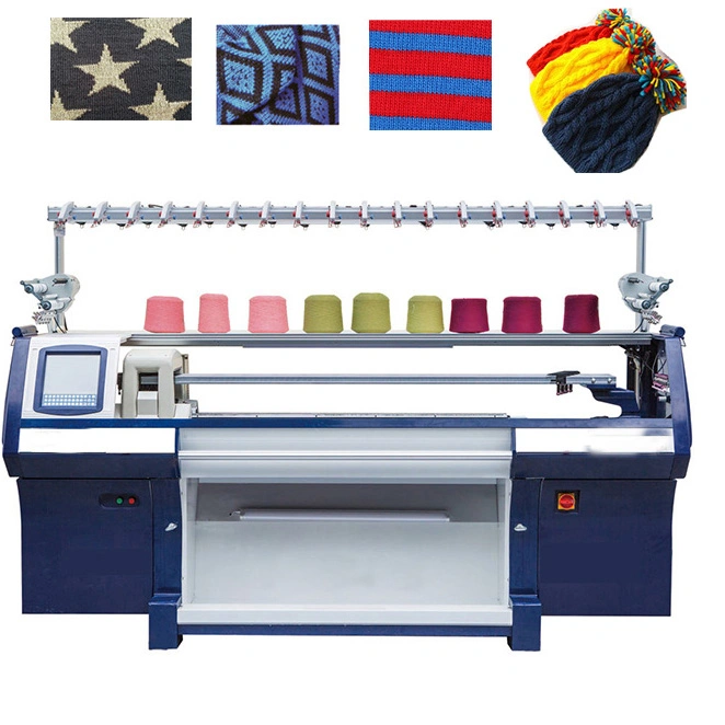 High Quality 36/48/52multi Inch Single System Flat Knitting Machine for Jacquard Sweater Scarf Hat Shoe Upper Flat Collar Cuff School Jersey