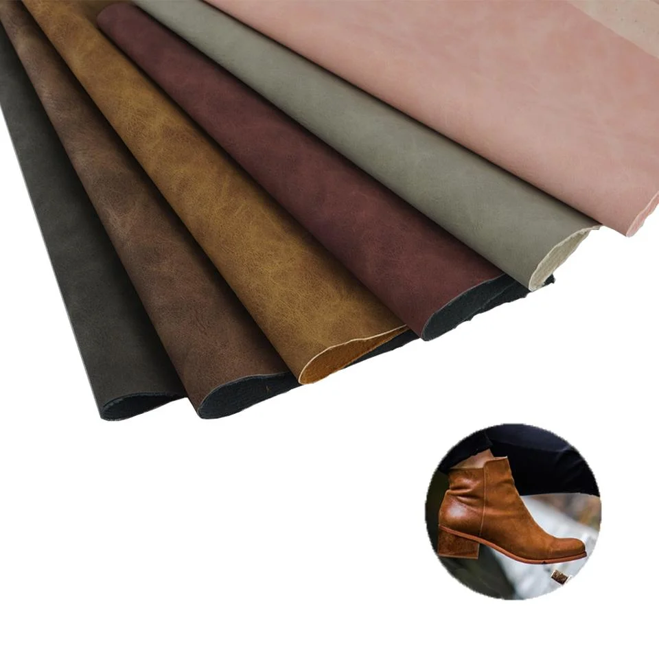 Hot Selling Fabrics Printing PU Leather Roll PU Material Leather Synthetic for Denim Fabric Jackets