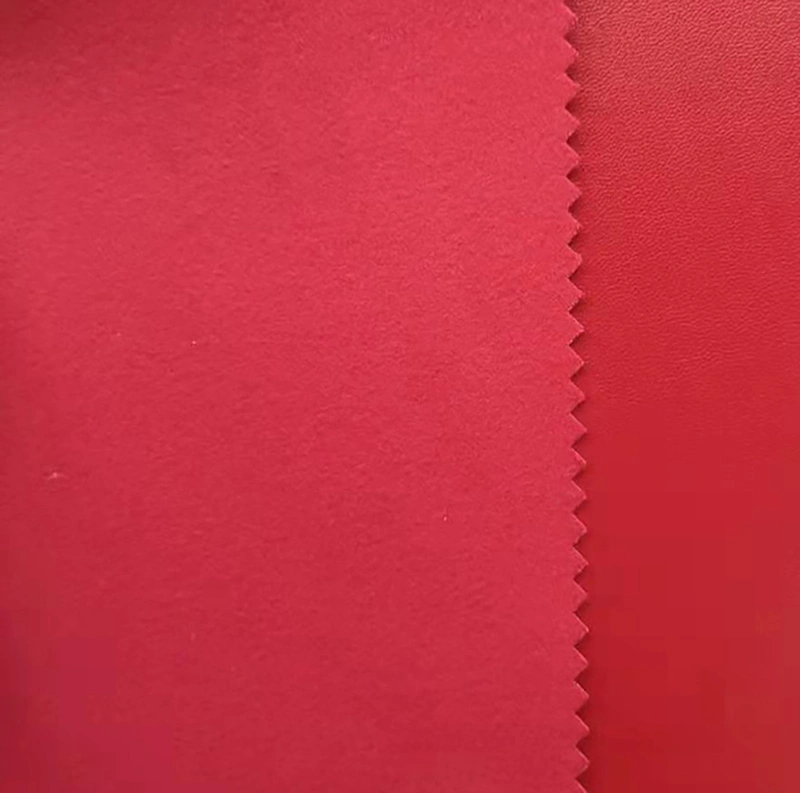 0.8mm PU Coated Leather for Gloves Various Colors Synthetic Soft Handfeeling Leather